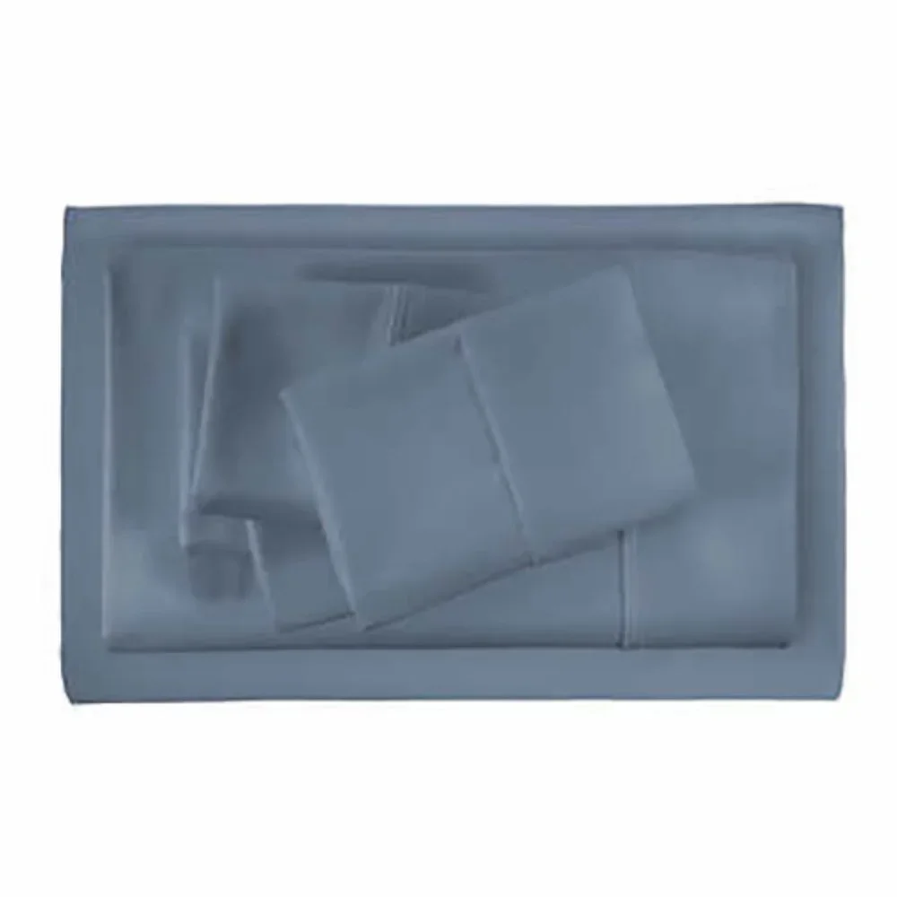 CAL‎ KING Pure Earth Organic Cotton 6-piece Sheet Set BLUE